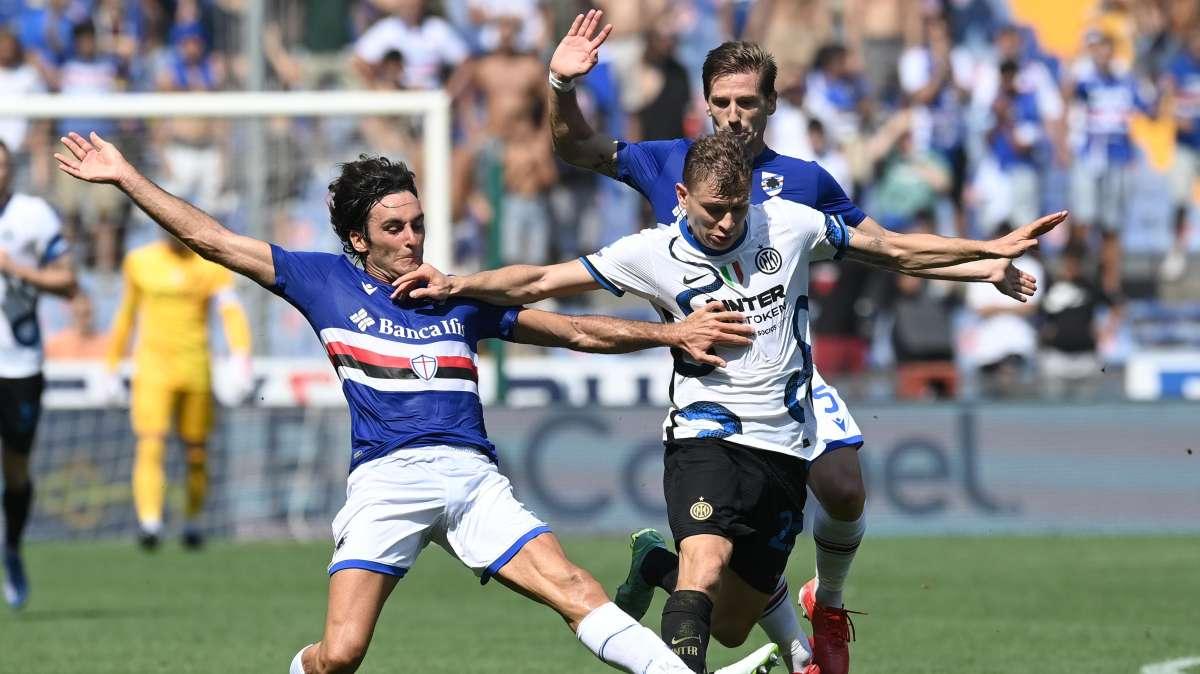 Volée di Augello, la Sampdoria trova nuovamente il pari a Marassi. Tutto da rifare per l'Inter