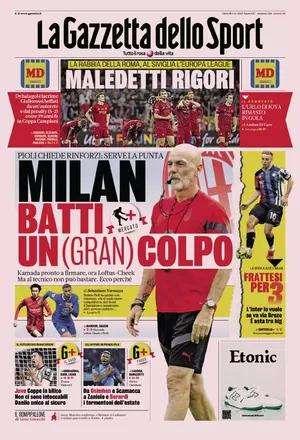 Le prime pagine di giovedì 1 giugno: L’Inter c’è per Frattesi, scatto decisivo per Retegui