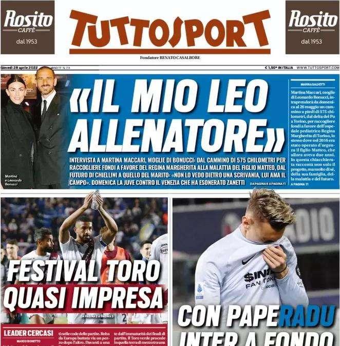 Tuttosport sul ko nerazzurro: "Con PapeRadu Inter a fondo" 