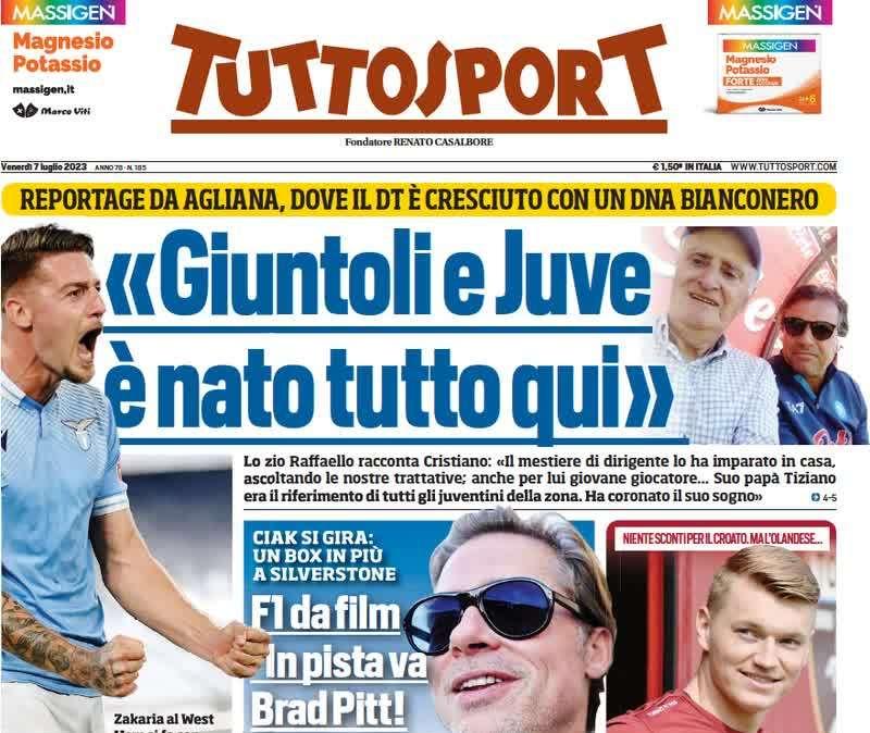 Tuttosport: "Juve, passi importanti per Milinkovic". Il Sergente verso Torino?