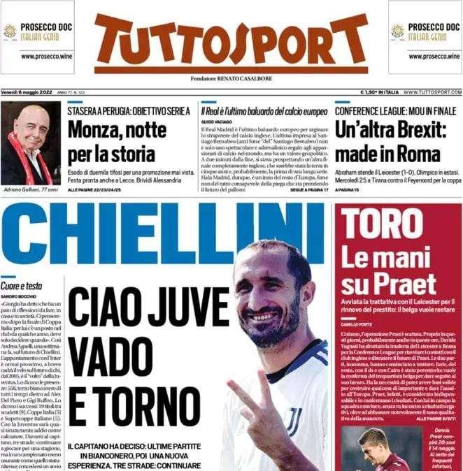 Tuttosport sulla sfida di San Siro: "Inter da sorpasso, il Milan tifa Empoli"