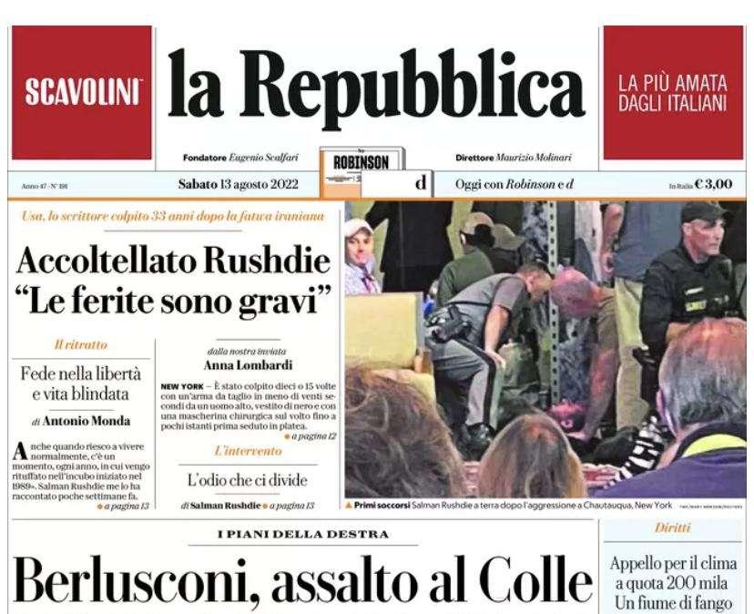 La Repubblica: "Il campionato riparte con Milan e Inter. Si gioca a Ferragosto"