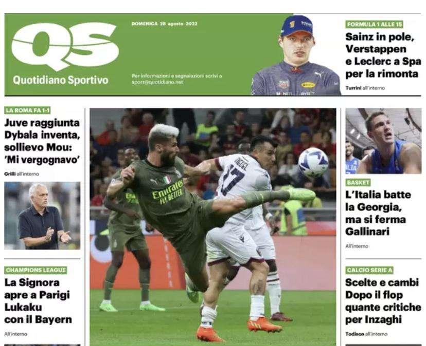 Rassegna stampa - Le prime pagine di domenica 28 agosto