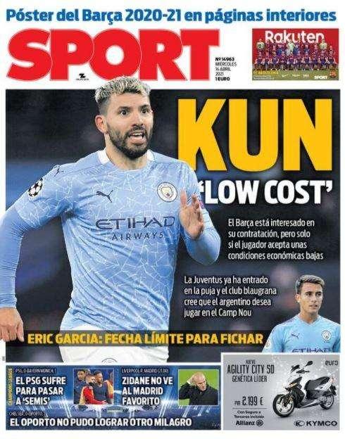 Aguero, affare quasi impossibile. Sport rilancia: "Piace al Barcellona, ma c'è la Juventus"