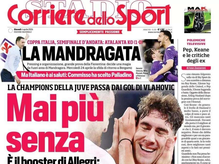 "Inter, se sfuma Buongiorno chance per Beukema": la prima pagina del Corriere dello Sport