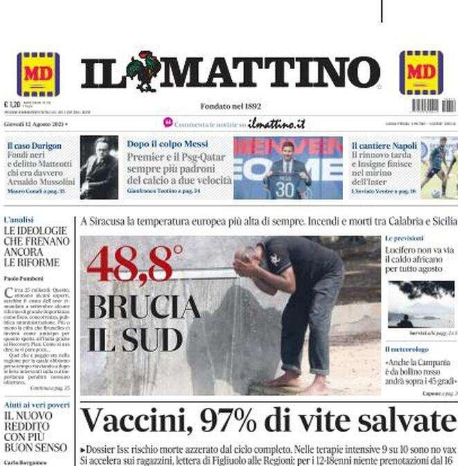 Il Mattino - Insigne interessa, si attendono le mosse dell'Inter