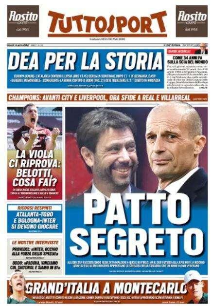 Tuttosport in prima pagina: "Bologna-Inter si deve giocare"