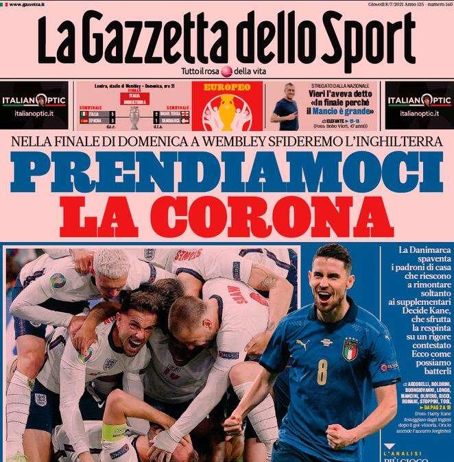 Rassegna stampa - Le prime pagine di giovedì 8 luglio