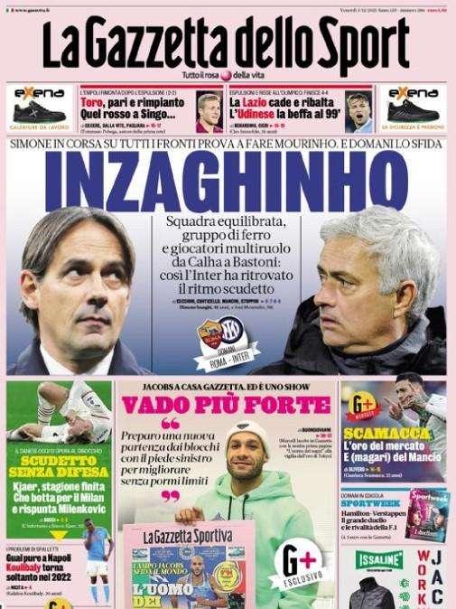 Rassegna stampa - Le prima pagine di venerdì 3 dicembre