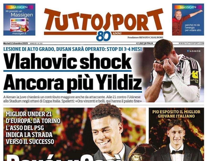 "Doué: ‘Così si diventa Golden Boy’", Tuttosport celebra il nuovo re dei giovani