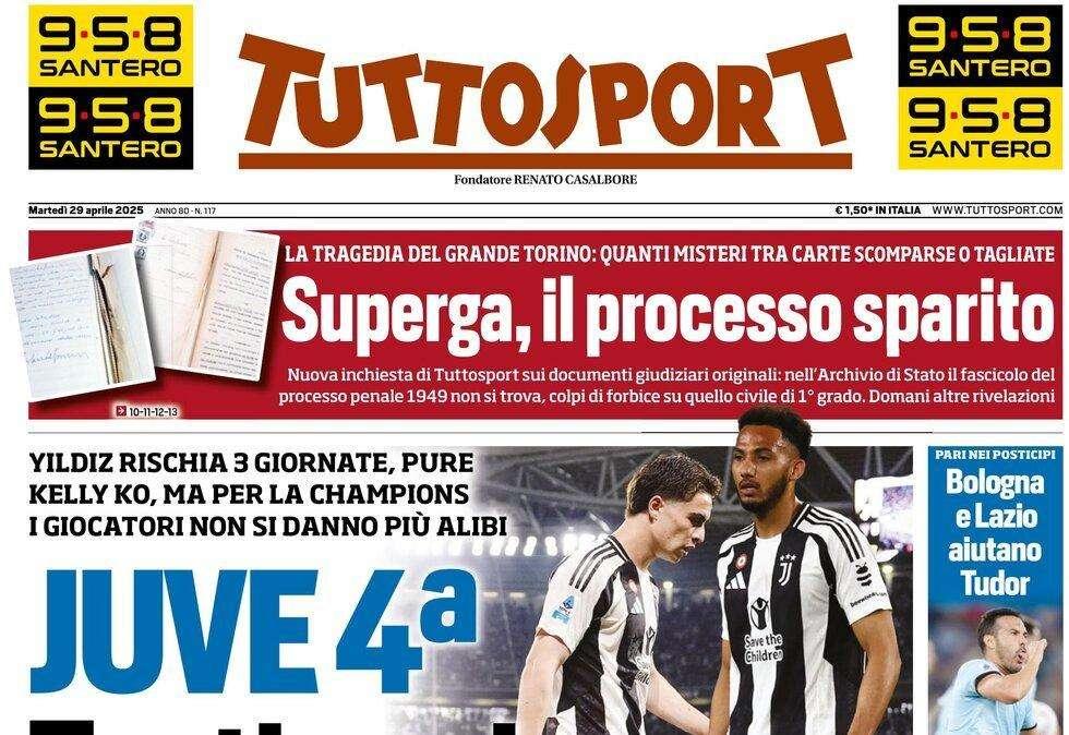 Inter, riaccendi la luce? Si spera in Thuram per superare la crisi: la prima pagina di Tuttosport