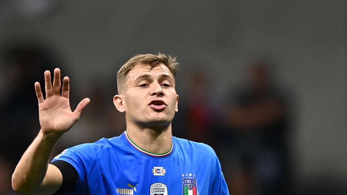 Le pagelle di Barella: più difensivo per l'impeto di Frattesi, regge l'urto spagnolo