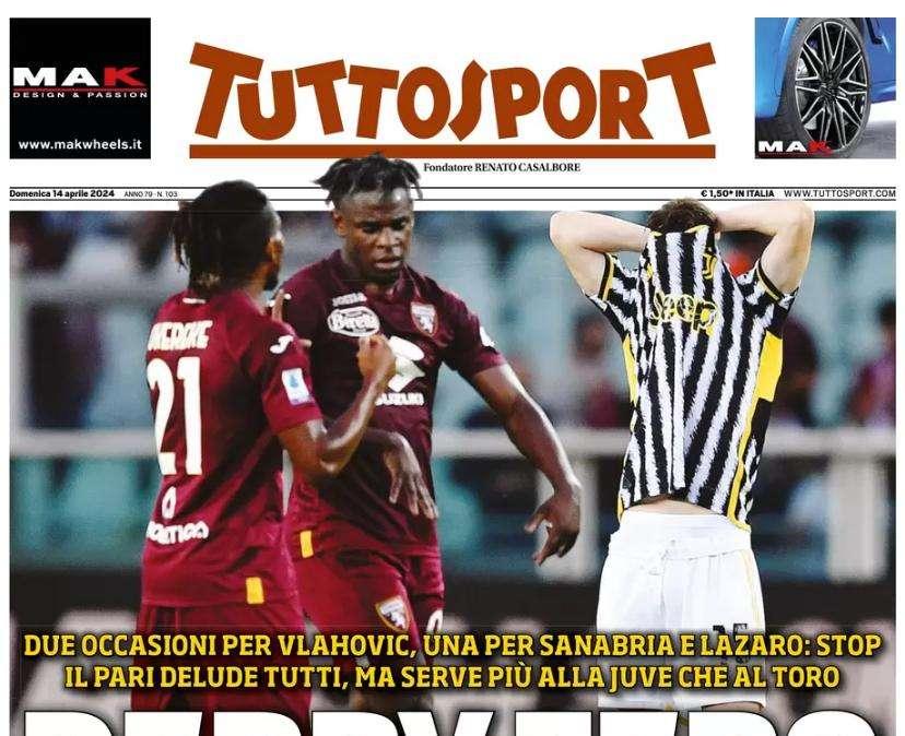 A Riad vogliono l'Inter, Zhang tratta. La prima pagina di Tuttosport