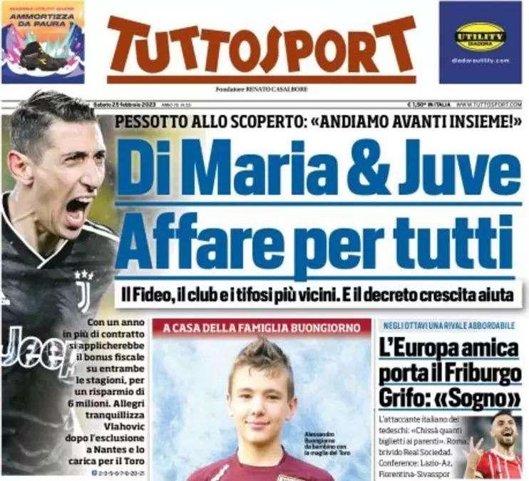 Tuttosport: "L'Inter a Roma: missione Solet". Ausilio all'Olimpico per visionarlo