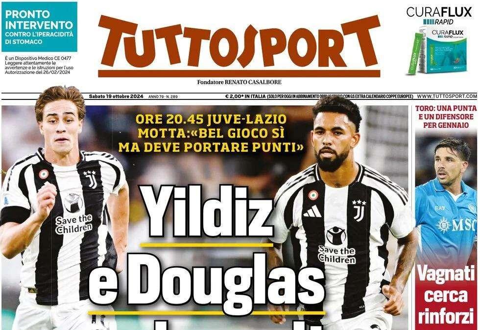 "Barella favorito, ma la botta di Asllani rilancia le quotazioni": la prima pagina di TuttoSport