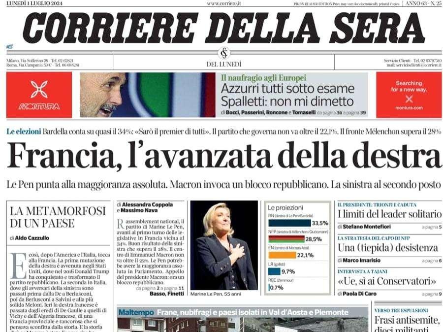 Italia, il talento c'è ma poi si perde: l'analisi dell'edizione odierna del Corriere della Sera 