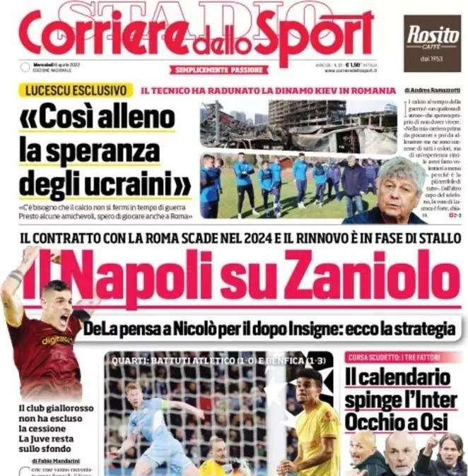 Il CorSport in apertura: "Il calendario spinge l'Inter. Ma occhio a Osimhen"