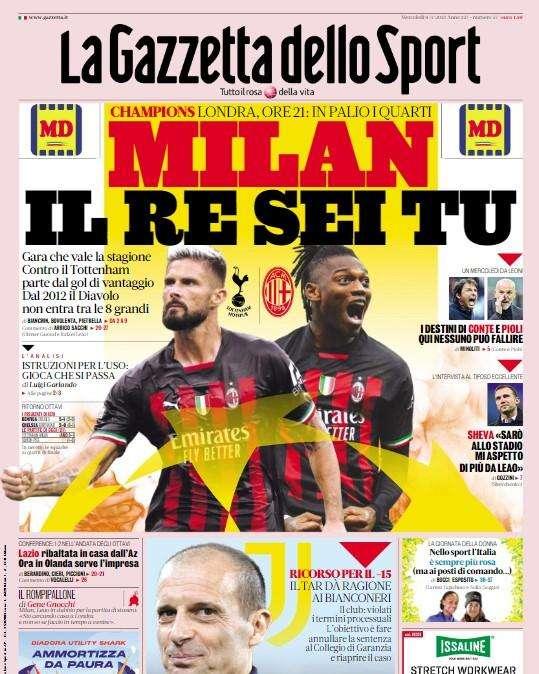 Rassegna stampa - Le prime pagine di mercoledì 8 marzo