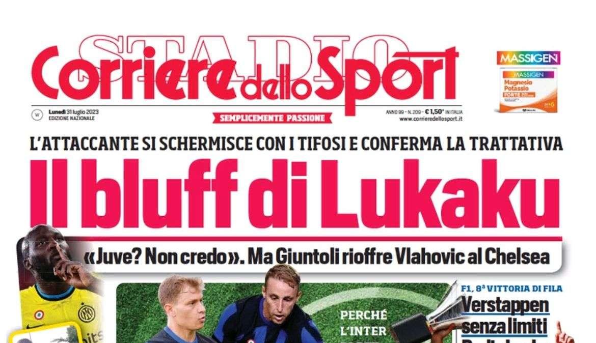 L'apertura del CorSport: "Il bluff di Lukaku. L'Inter ha il centrocampo migliore"