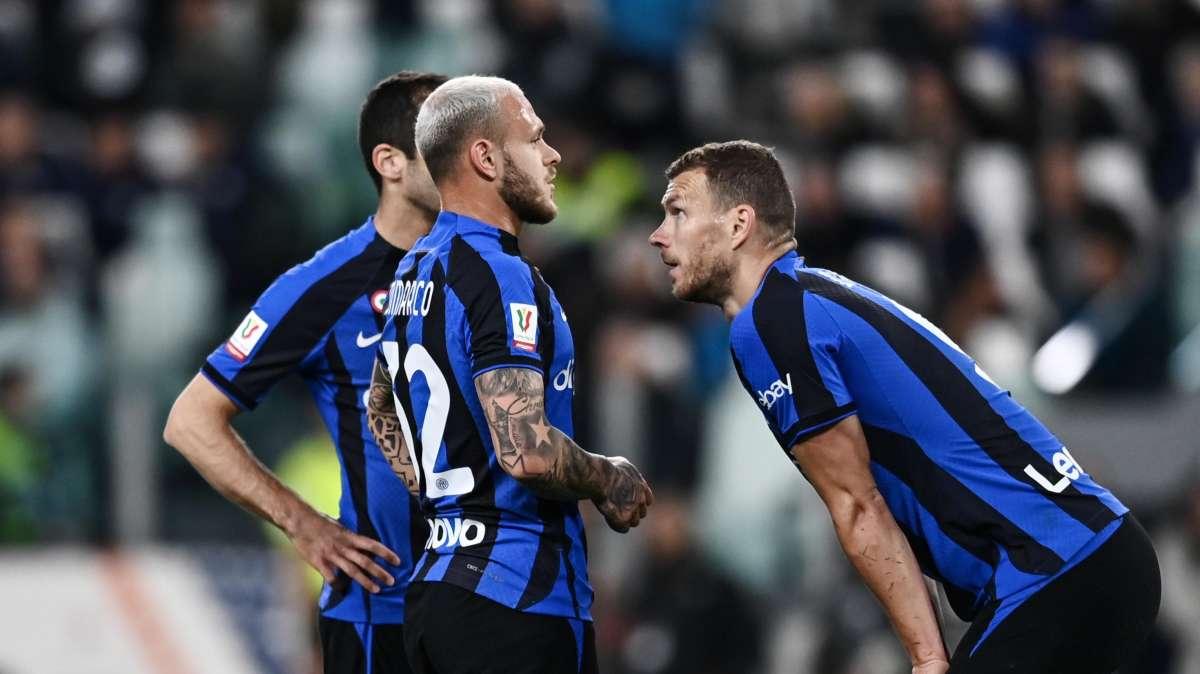 Perin salva su Brozovic, l'Inter reclama addirittura due rigori: al 45' è 0-0 con la Juventus