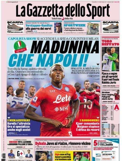 Rassegna stampa - Le prime pagine di venerdì 24 settembre