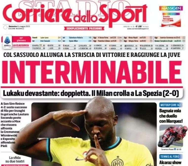 L'apertura del CorSport: "Interminabile". Lukaku devastante, l'Inter vince ancora
