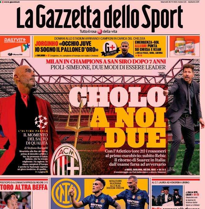 Rassegna stampa - Le prime pagine di martedì 28 settembre