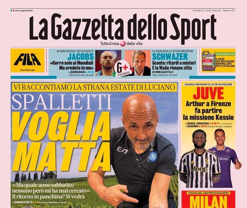 Lukaku? No, Thuram: l'Inter ha un nuovo numero 9. Le aperture di venerdì 21 luglio