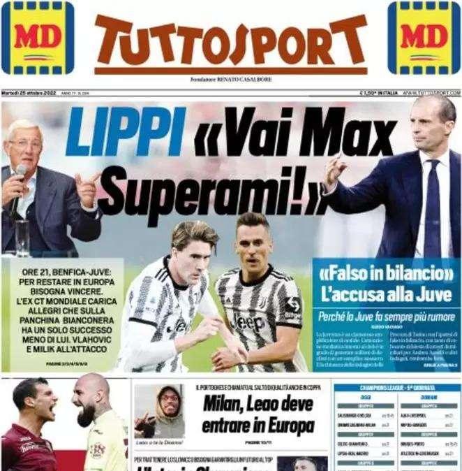 Tuttosport in apertura: "L'Inter in Champions si gioca pure Skriniar"