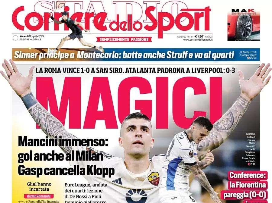 Il sacrificato sarà Dumfries ma Buchanan e Darmian bastano? L'apertura del Corriere dello Sport