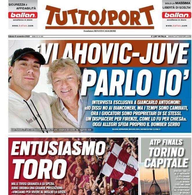 Tuttosport in apertura: "Domani il Derby: Barella 2026"