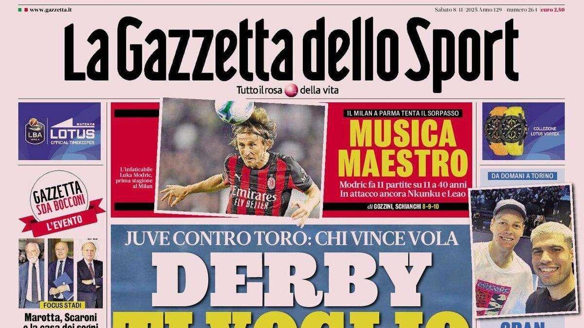Frattesi, addio a gennaio. Thuram titolare con la Lazio? Le prime pagine dell'8 novembre