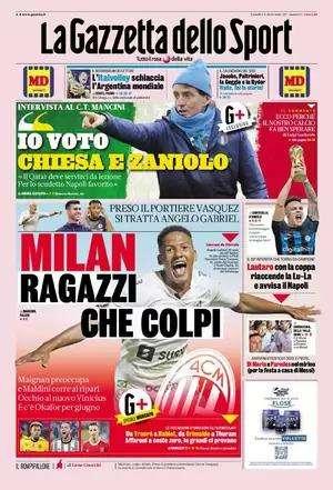 Rassegna stampa - Le prime pagine di lunedì 2 gennaio