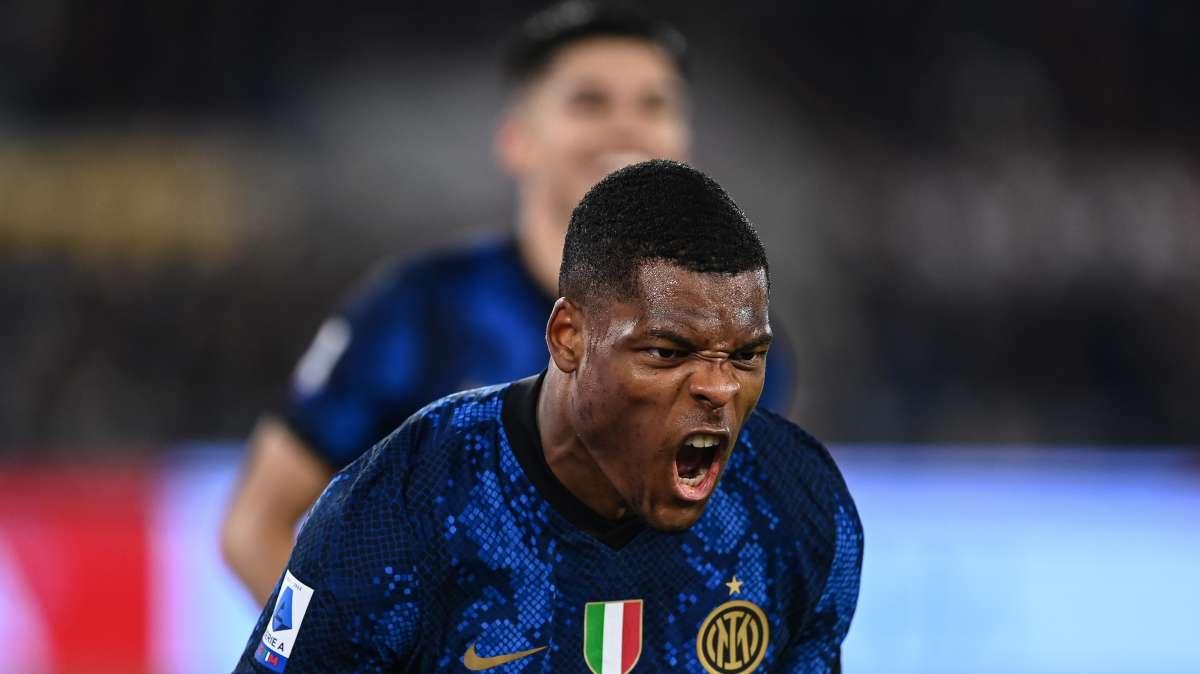 Le pagelle  di Dumfries: oltre al gol c'è dell'altro, è sempre lucido in difesa
