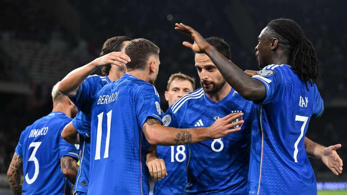 L'Italia ritrova il sorriso: poker a Malta, a segno anche Frattesi
