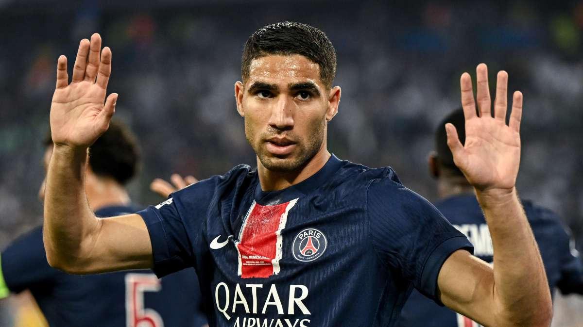 PSG, l'esito degli esami di Hakimi: non c'è frattura, grave distorsione alla caviglia