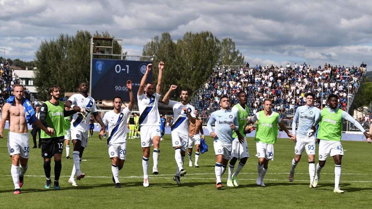 En plein fino ad Empoli, l'Inter ora vuole andare in fuga. Opportunità 8 su 8 prima della sosta