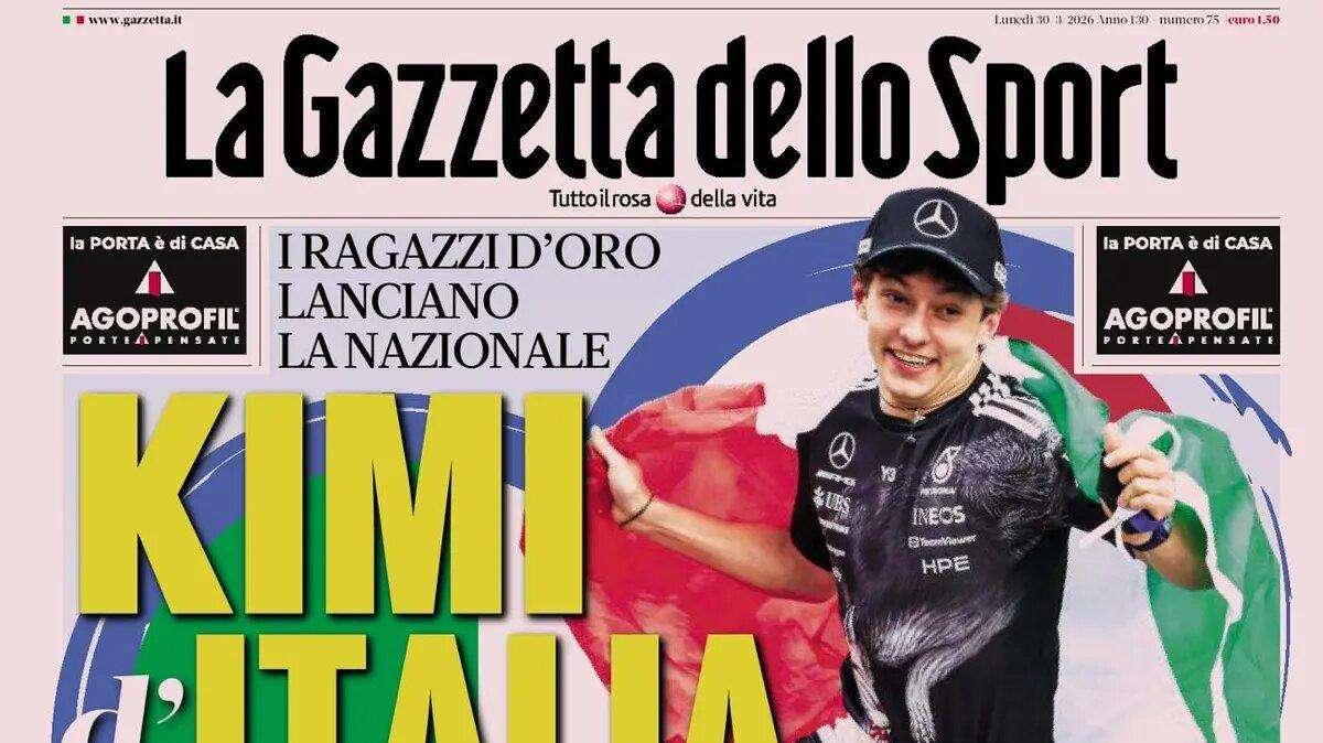 "Azzurri, ora mancate solo voi". "Stiamo dominando in ogni sport": le prime pagine del 30 marzo