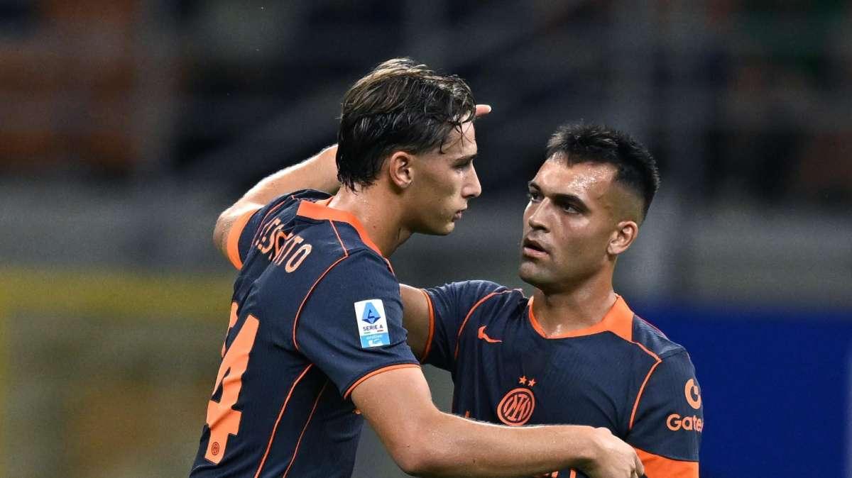 "Lautaro e Pio lanciano Chivu: l'Inter decolla. Vittoria meritata in casa del Cagliari": la prima pagina de la Gazzetta dello Sport