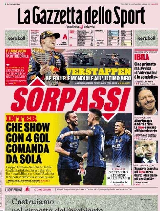 Rassegna stampa - Le prime pagine di lunedì 13 dicembre