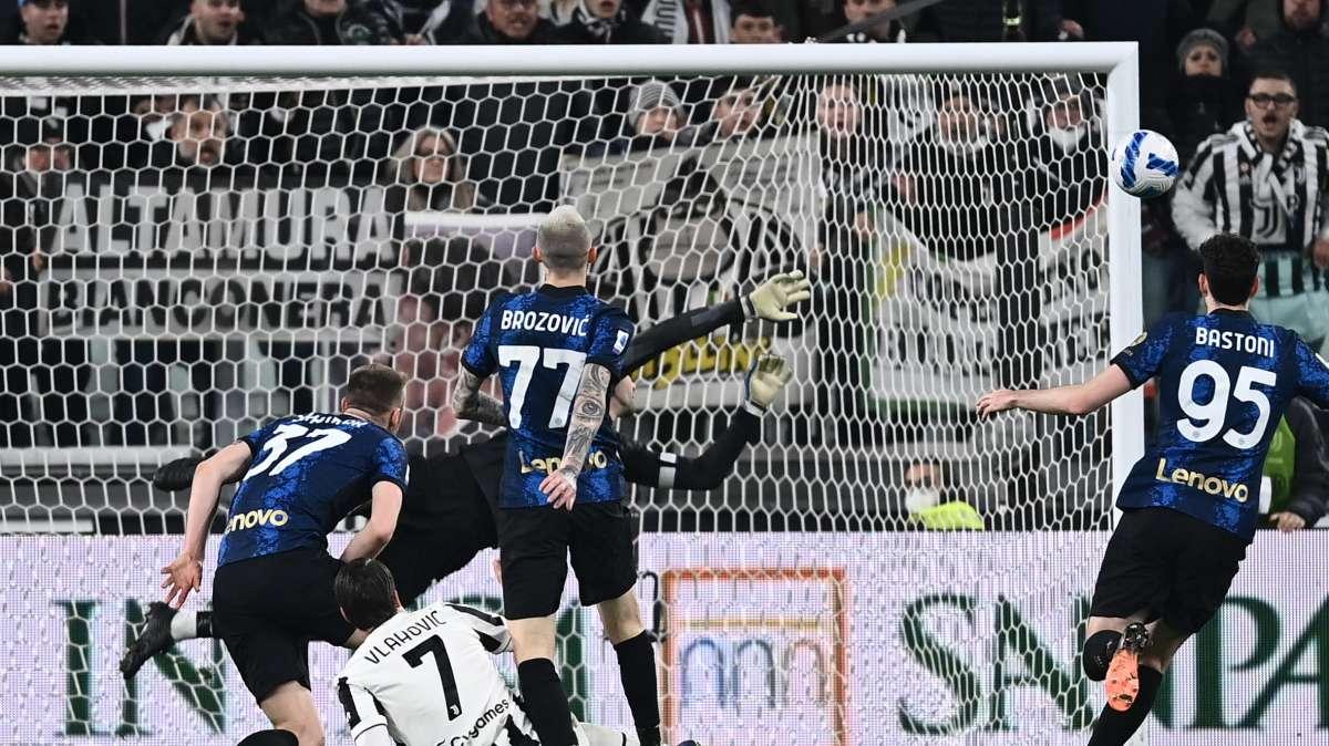Juventus-Inter 0-1, il tabellino della gara