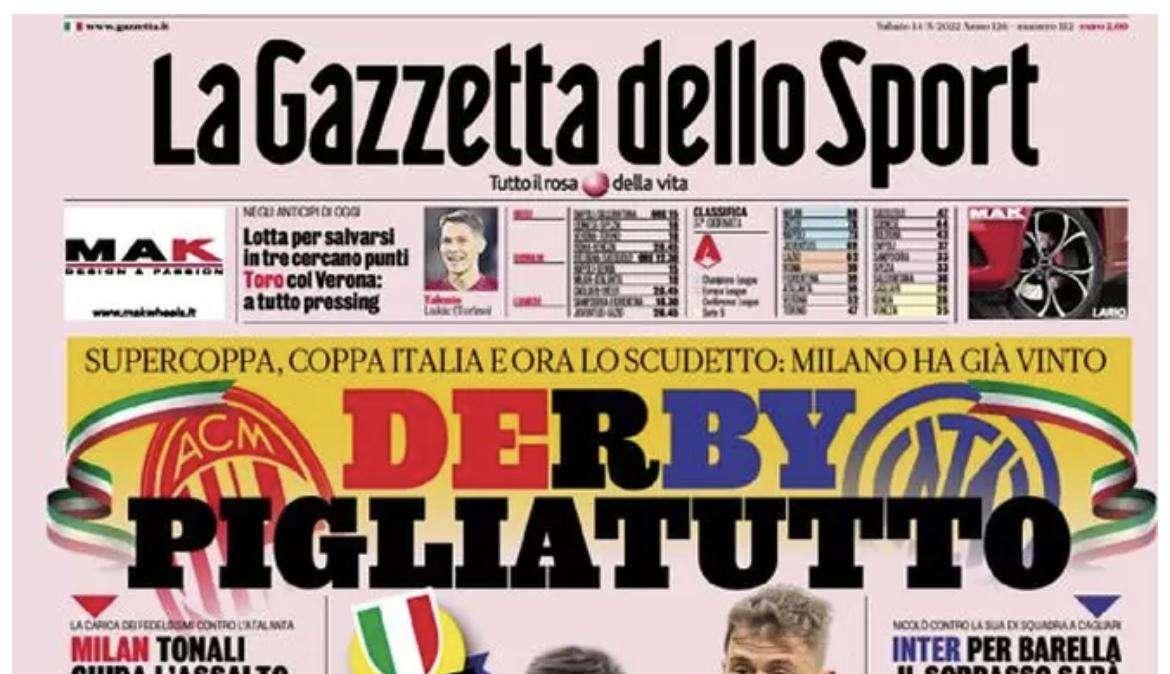 Rassegna stampa - Le prime pagine di sabato 14 maggio