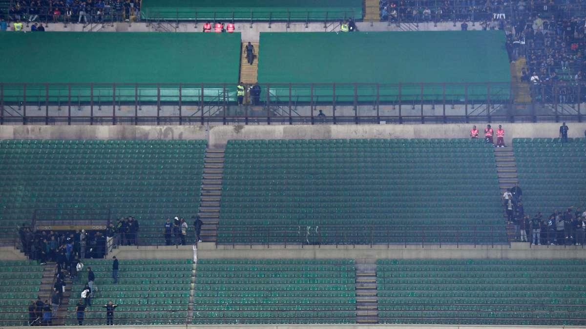 Inter-Sampdoria, oggi quattro Daspo ai tifosi riconosciuti in Curva Nord
