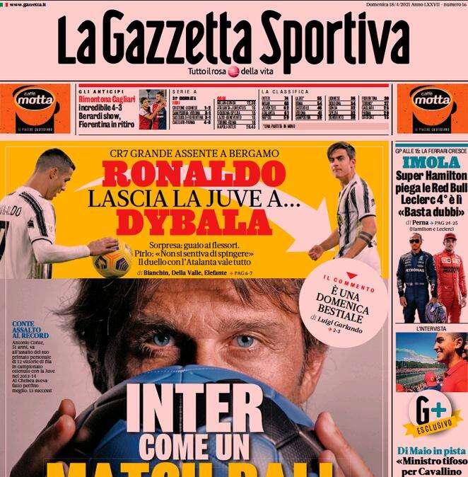 Rassegna stampa - Le prime pagine di domenica 18 aprile