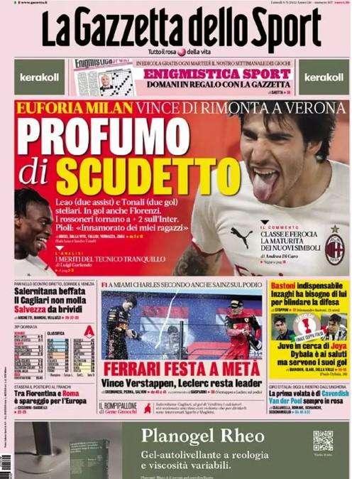 L'apertura de La Gazzetta dello Sport: "Bastoni indispensabile per blindare la difesa"