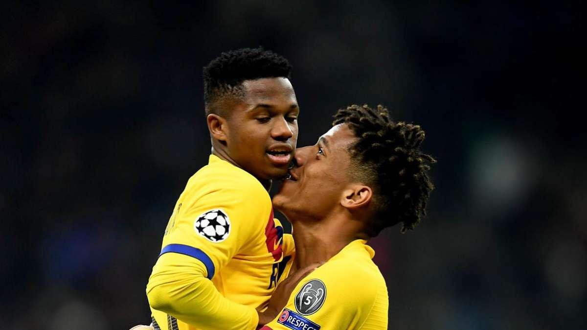 Il Barcellona ricorda il gol di Ansu Fati a San Siro, il più giovane goleador di Champions
