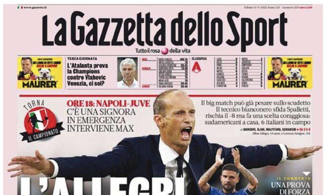 Rassegna stampa - Le prime pagine di sabato 11 settembre