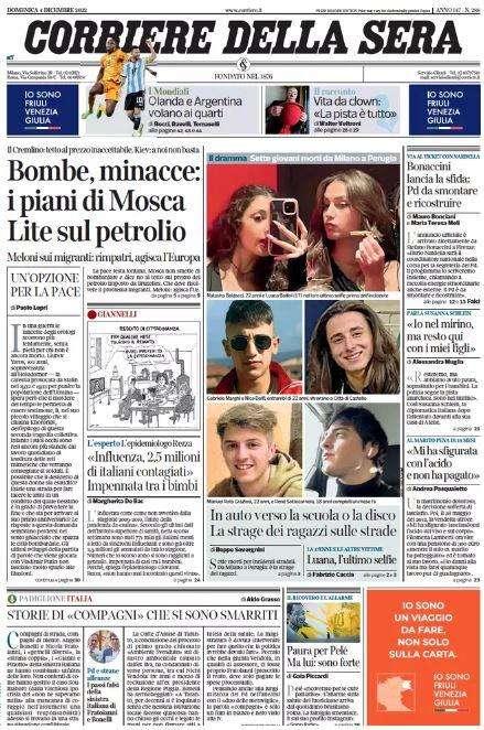 Il Corriere della Sera: "Dumfries fa il fenomeno, è in una forma strepitosa"