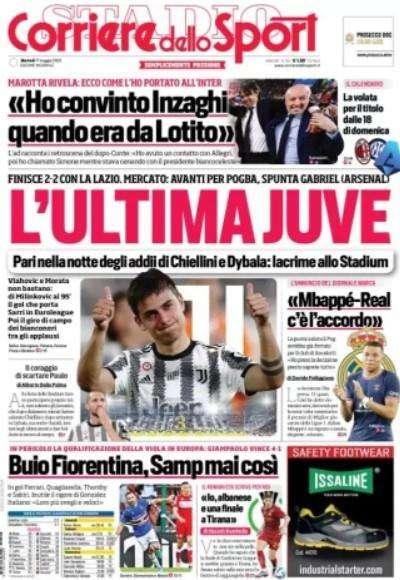 CorrSport, Marotta: "Contatto con Allegri, ma ho convinto Inzaghi quando era da Lotito"