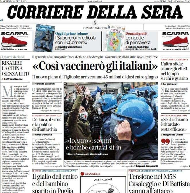 Corriere dello Sport: "Appello della FIGC a Draghi per l'Europeo"